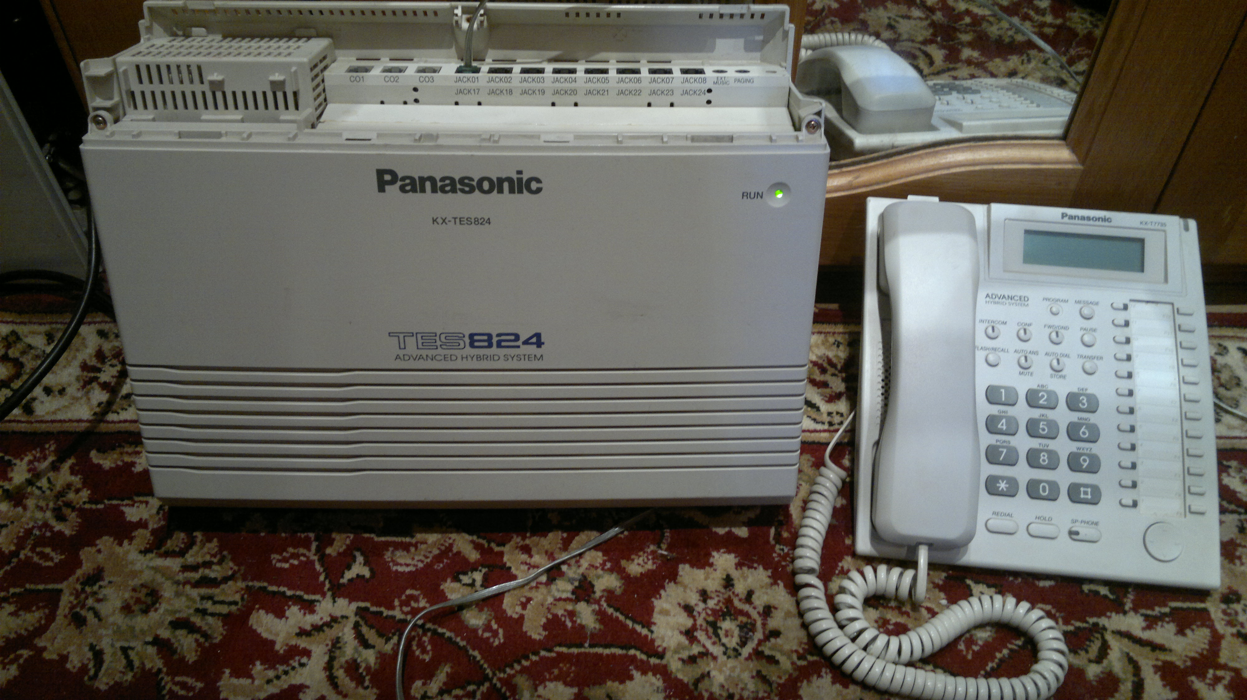 Роялкамс. АТС Panasonic KX-t3175. Panasonic KX-tes824 / KX-tem824. Panasonic KX-t346. Panasonic KX-824.